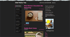 Desktop Screenshot of chefheinzyee.com
